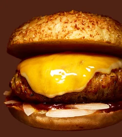 かぶりつきチーズバーガー